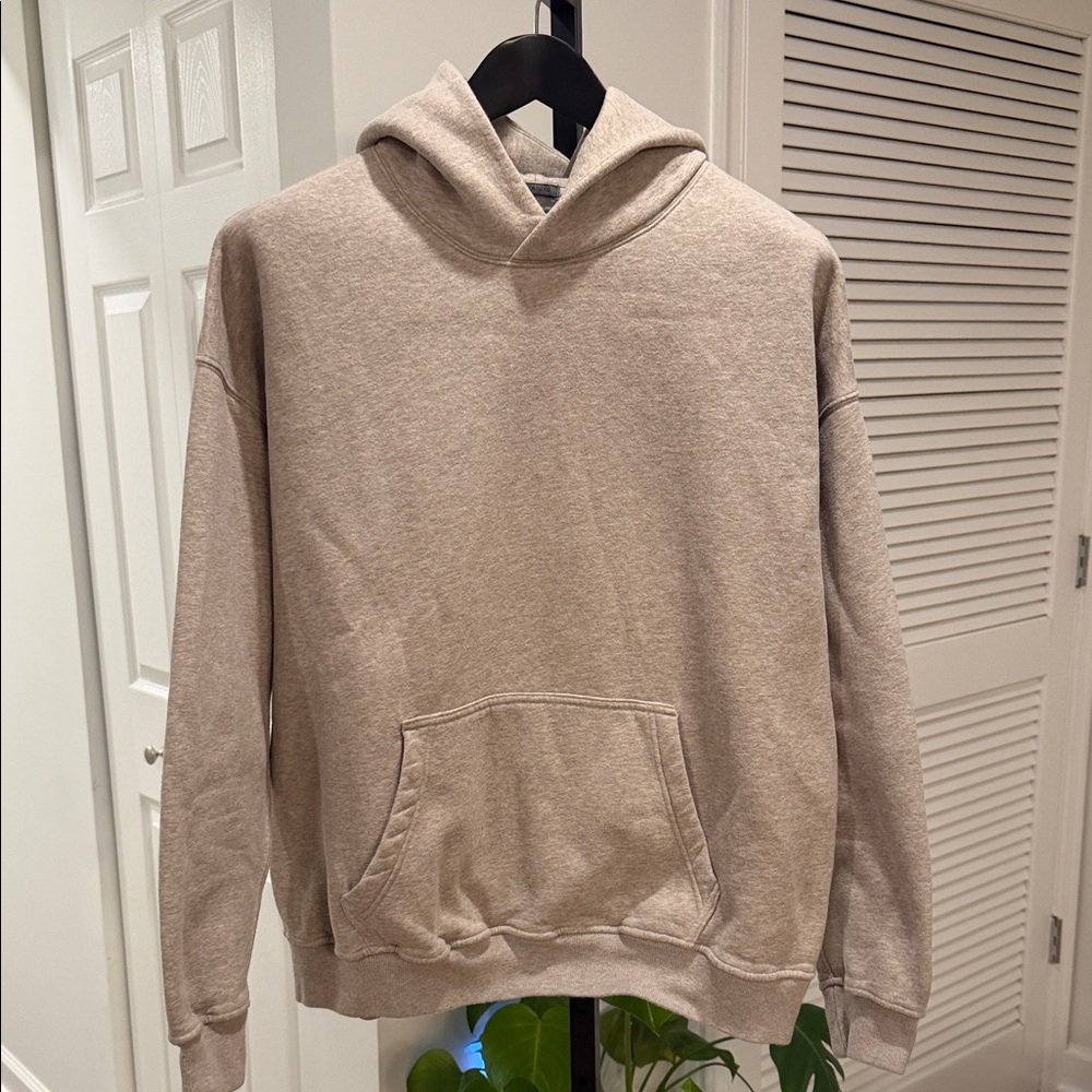 Abercrombie Over sized Beige Hoodie with Front Pocket